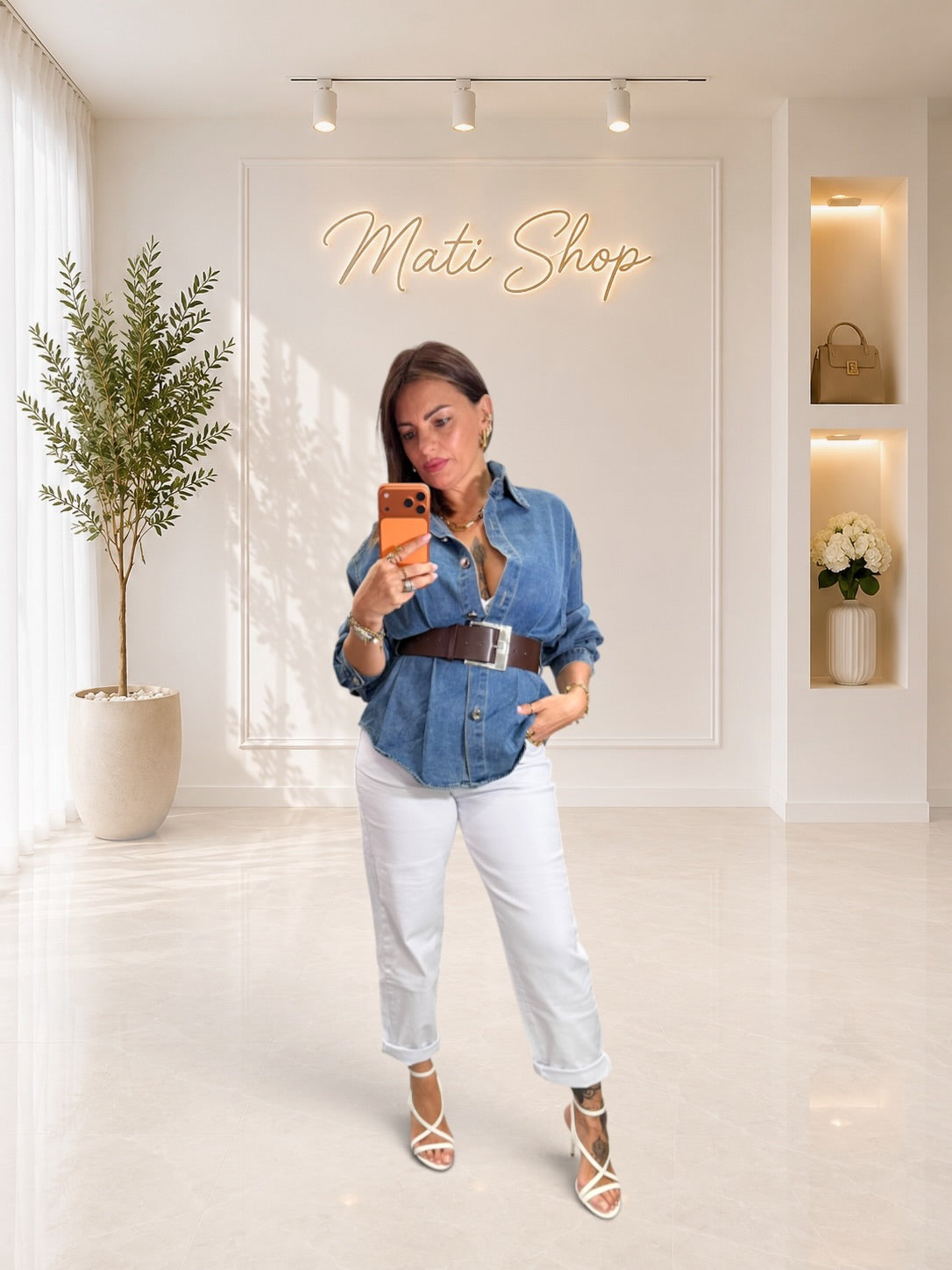 CAMICIA DENIM MIREYA