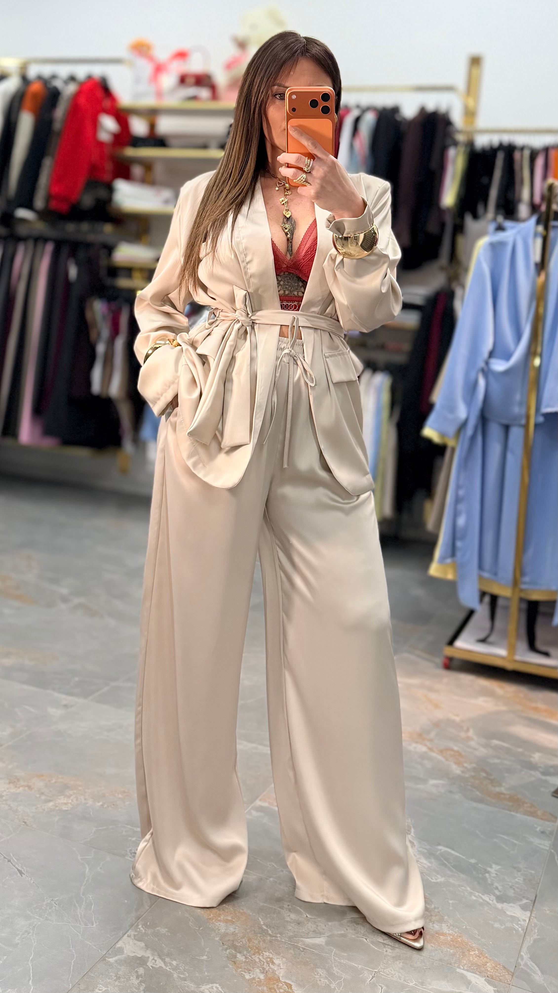 TAILLEUR “ AMELIA SATIN “