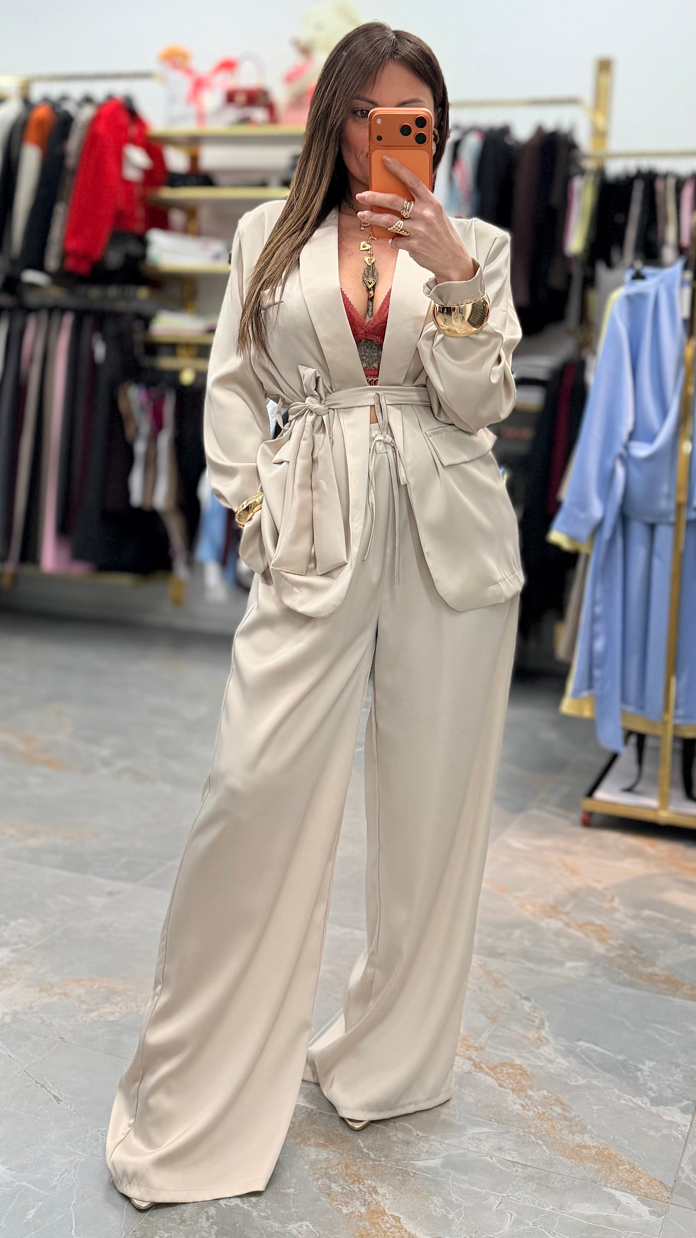 TAILLEUR “ AMELIA SATIN “