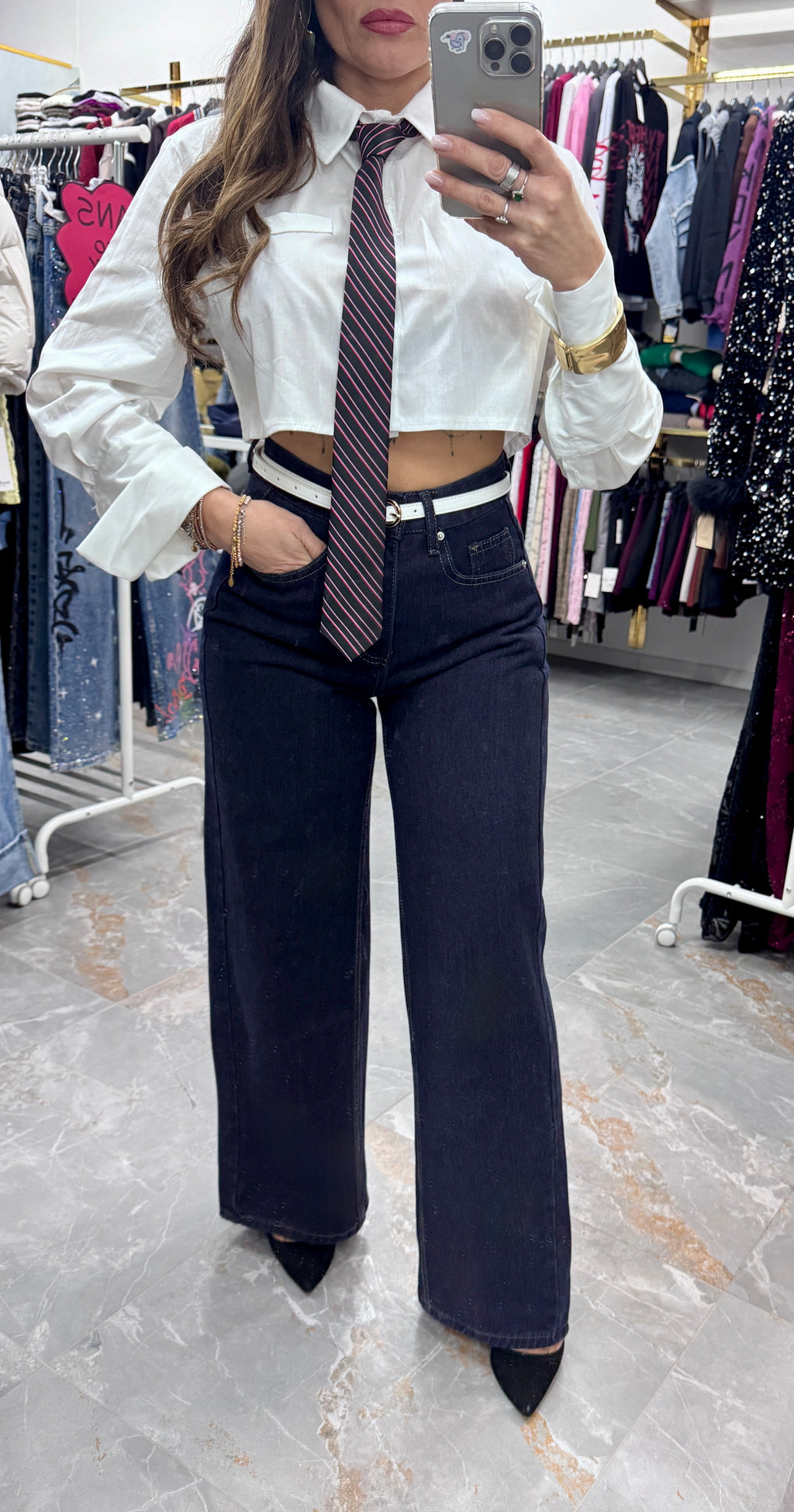 CAMICIA “MIA CROP”