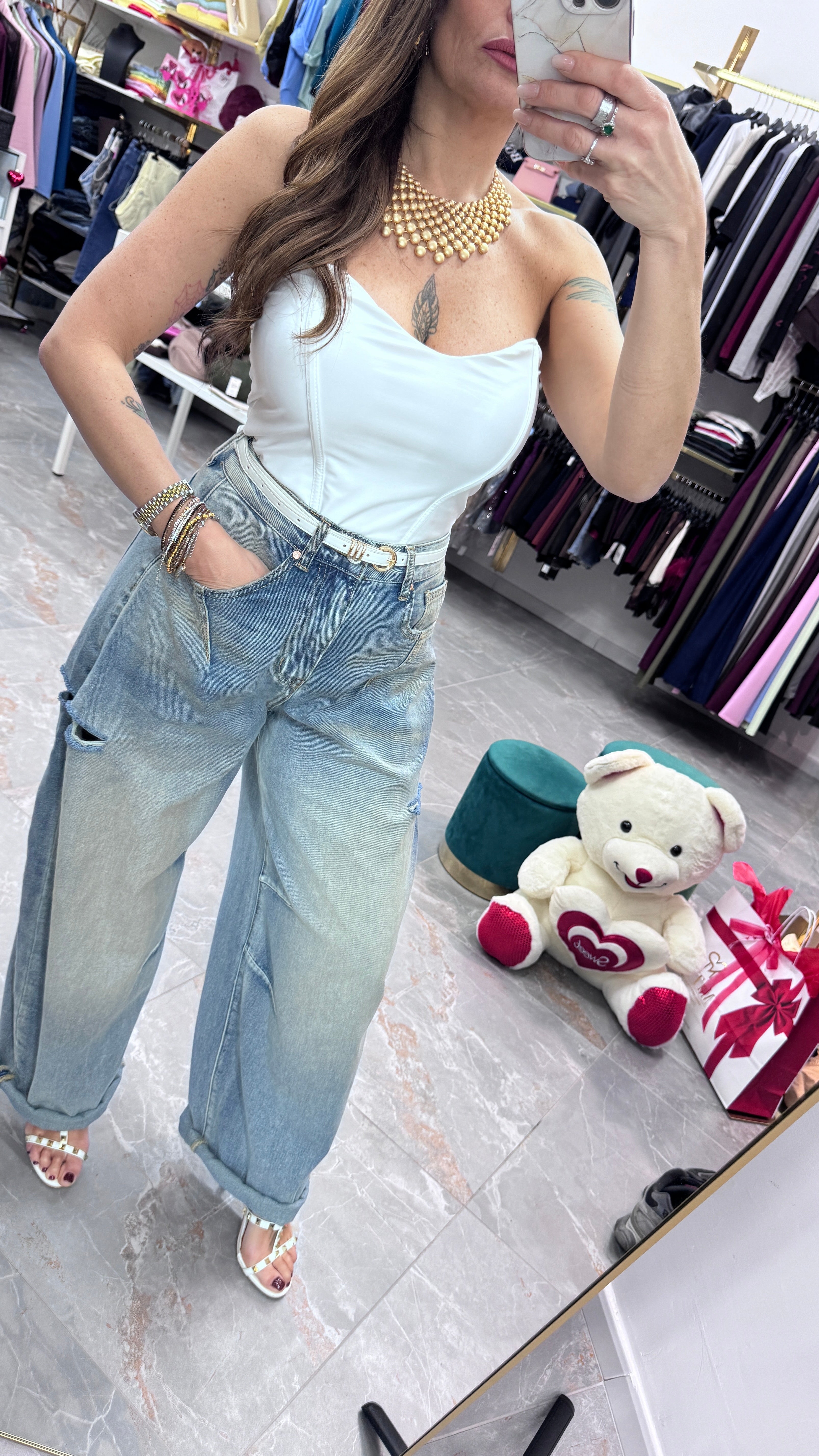 JEANS PERLA
