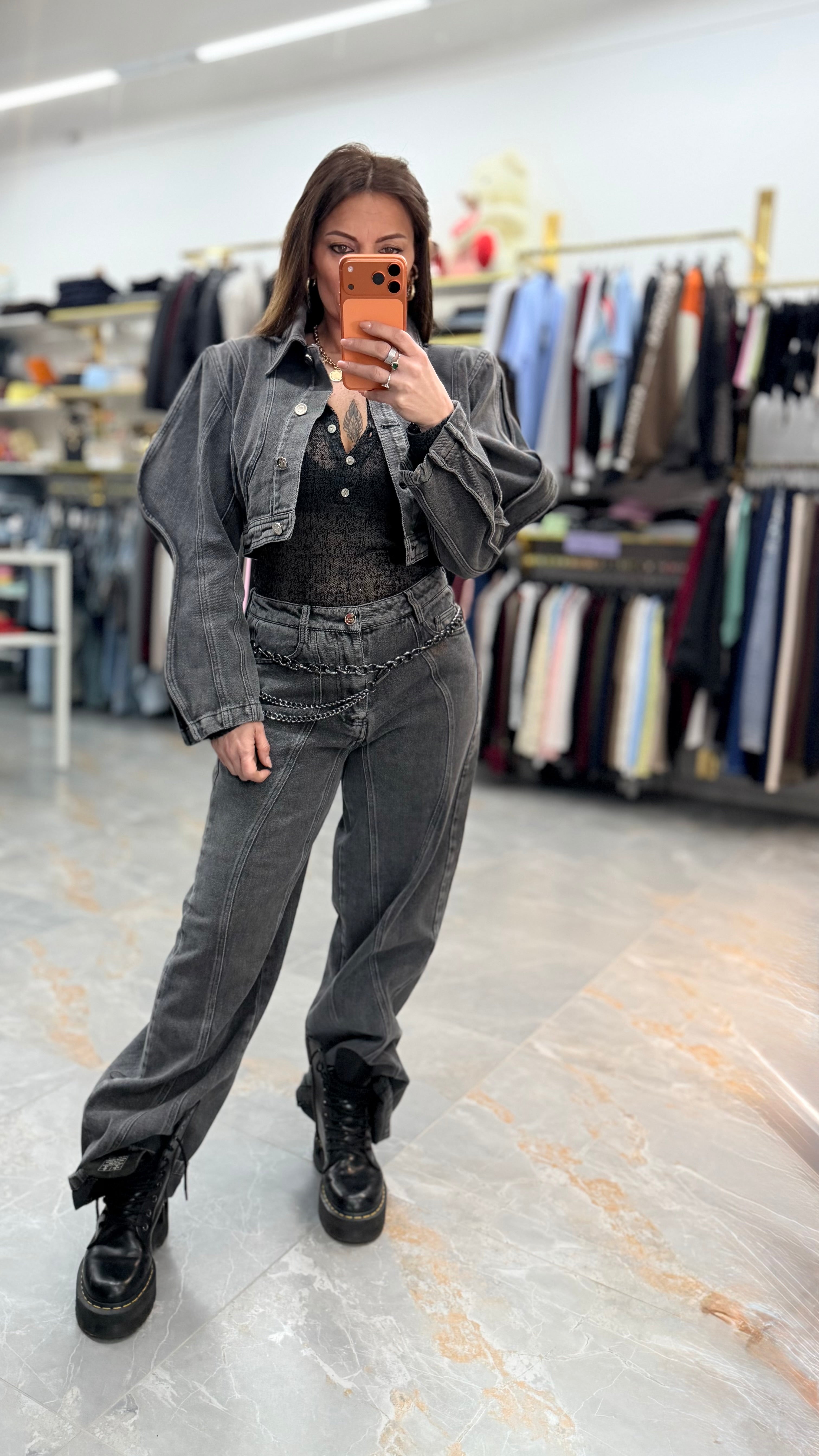 COORDINATO WAVE BLACK