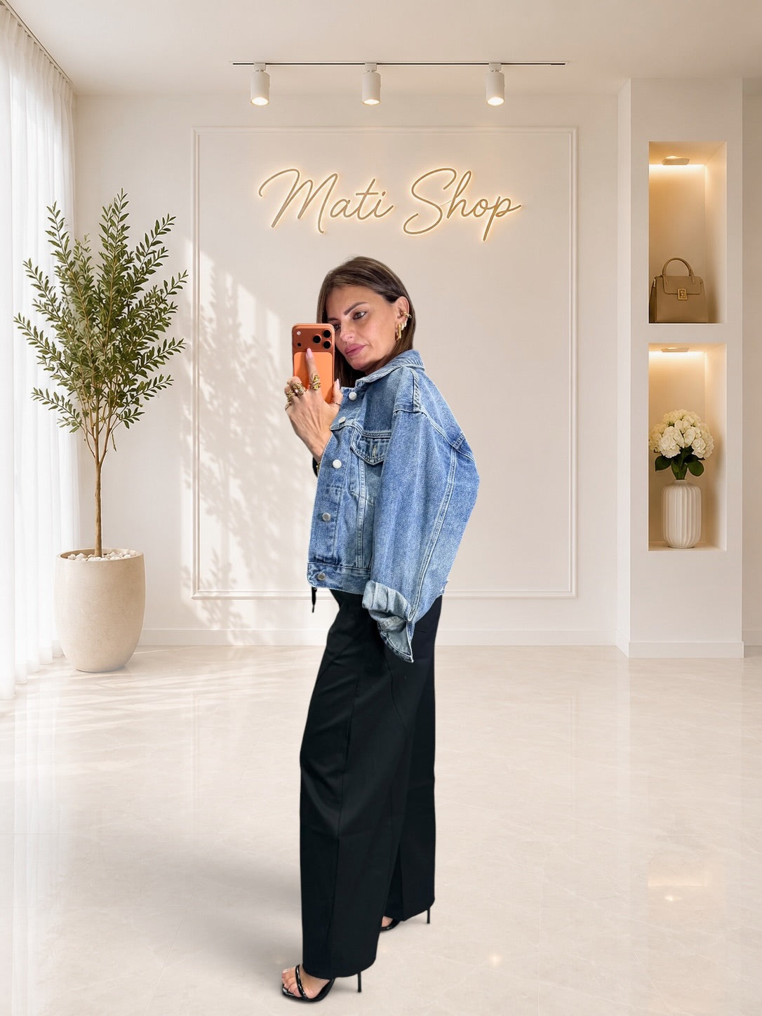 JACKET DENIM CHIARO