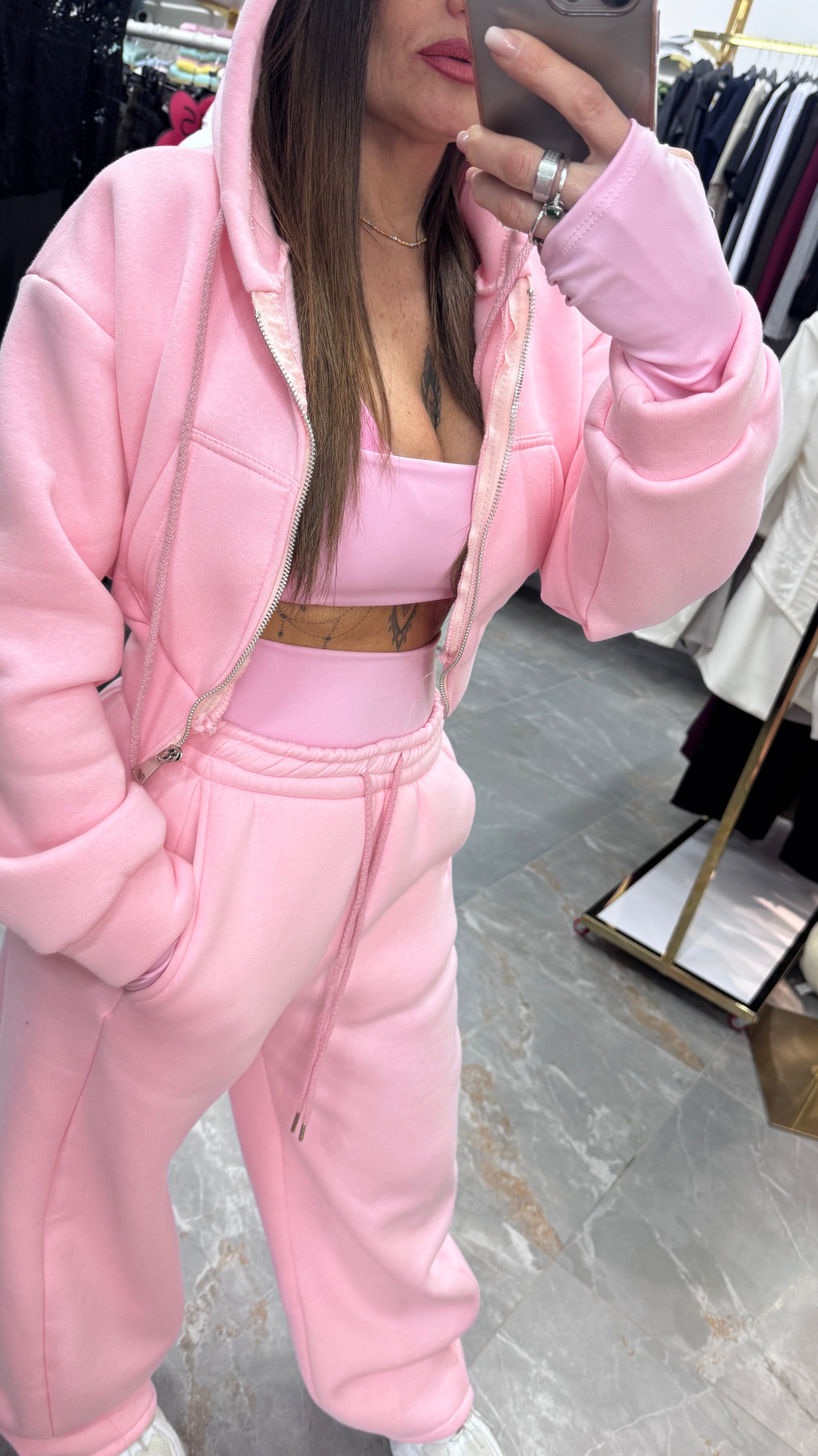 TUTA PINK 3 PEZZI