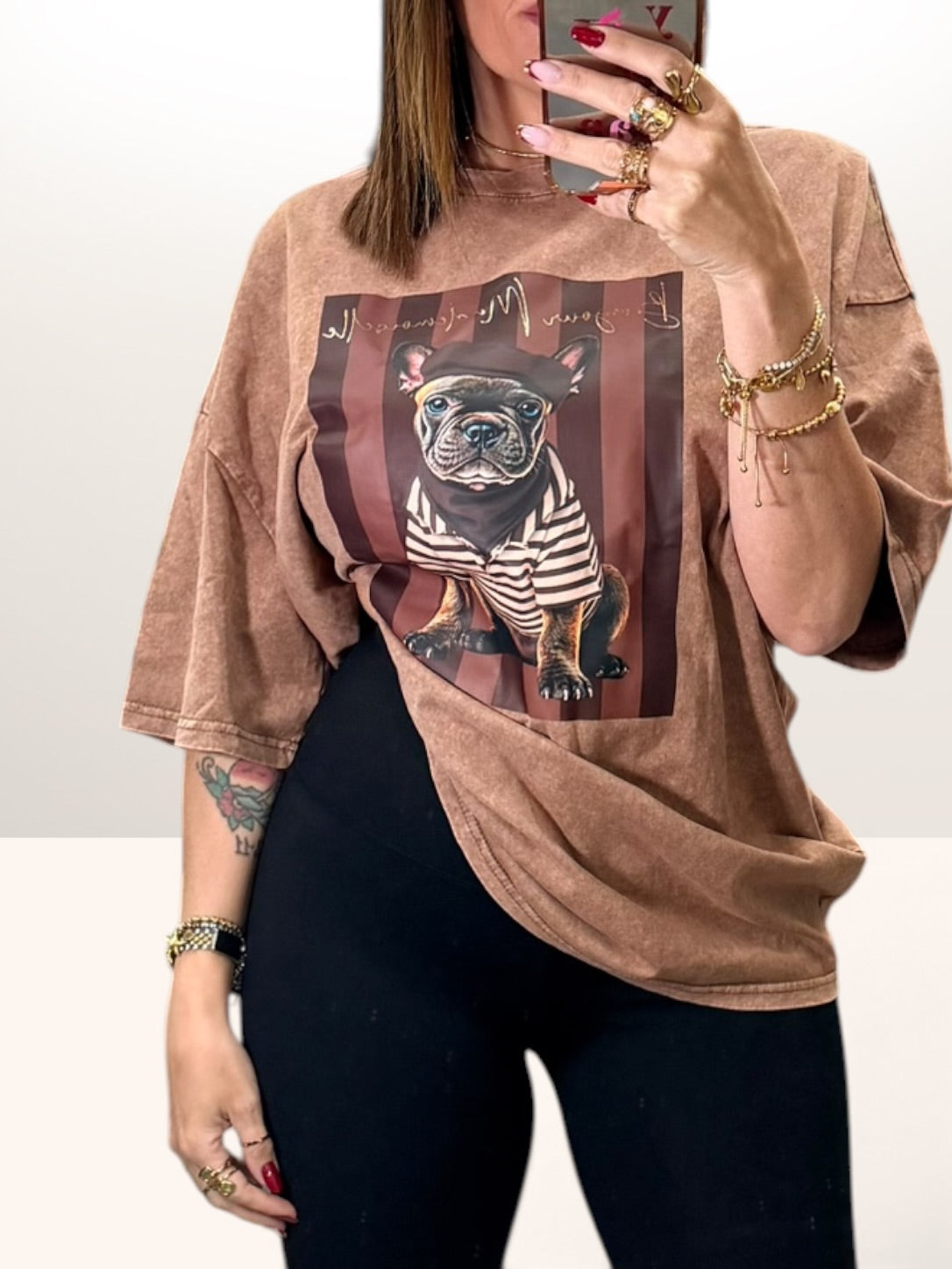 SHIRT BULLDOG FRANCESE