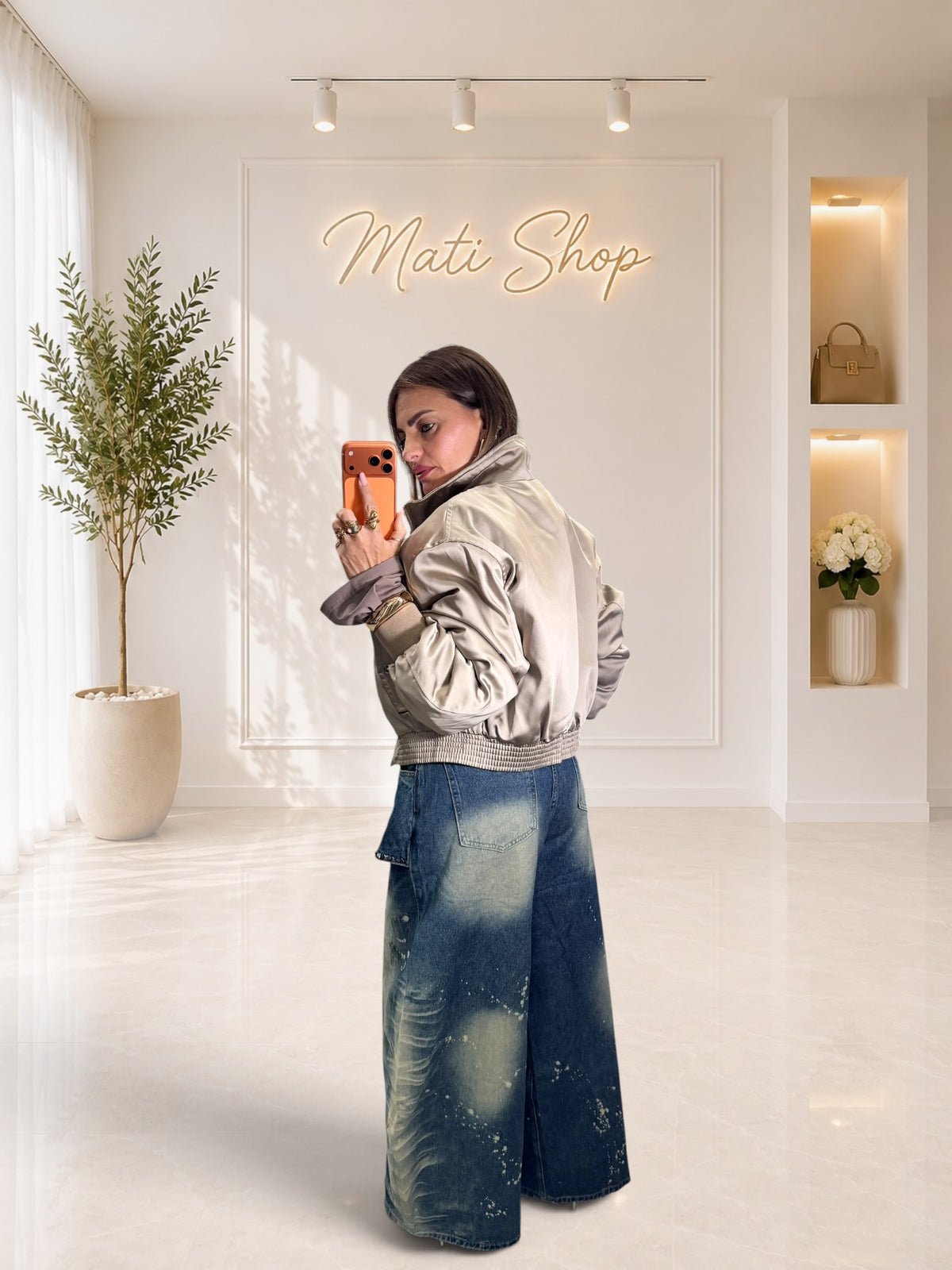 JACKET LUMINA RASO