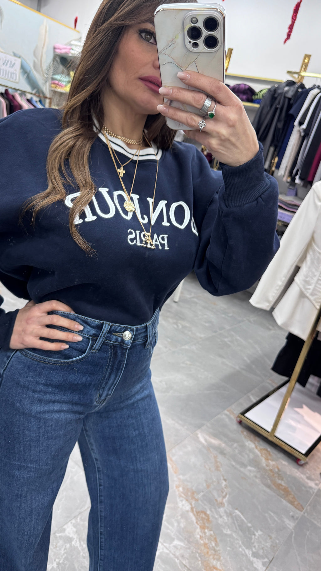FELPA PARIS CROP
