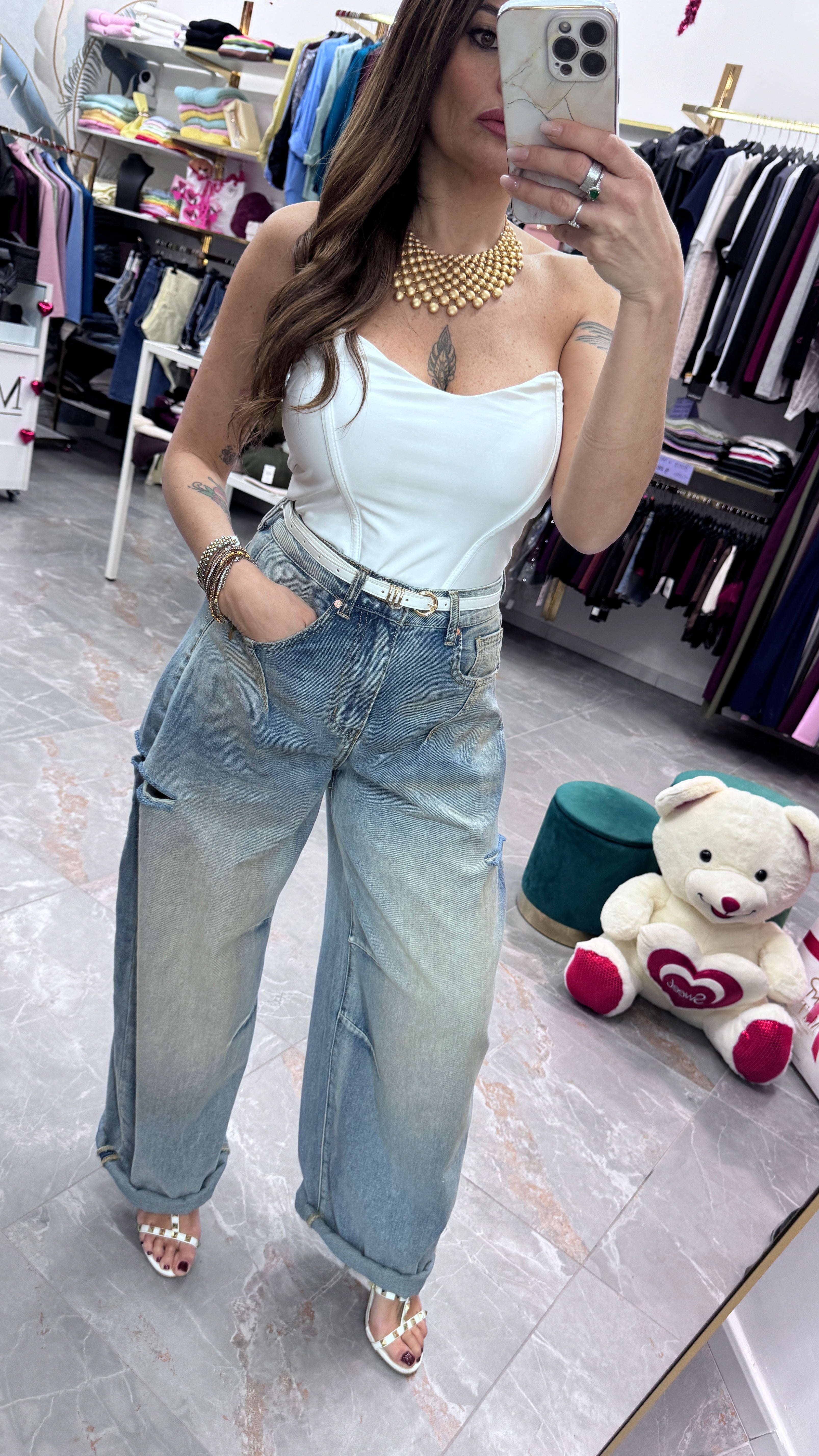 JEANS PERLA