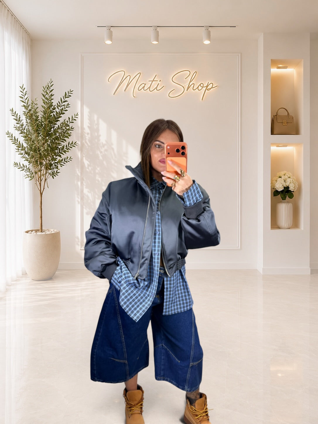 JACKET LUMINA RASO
