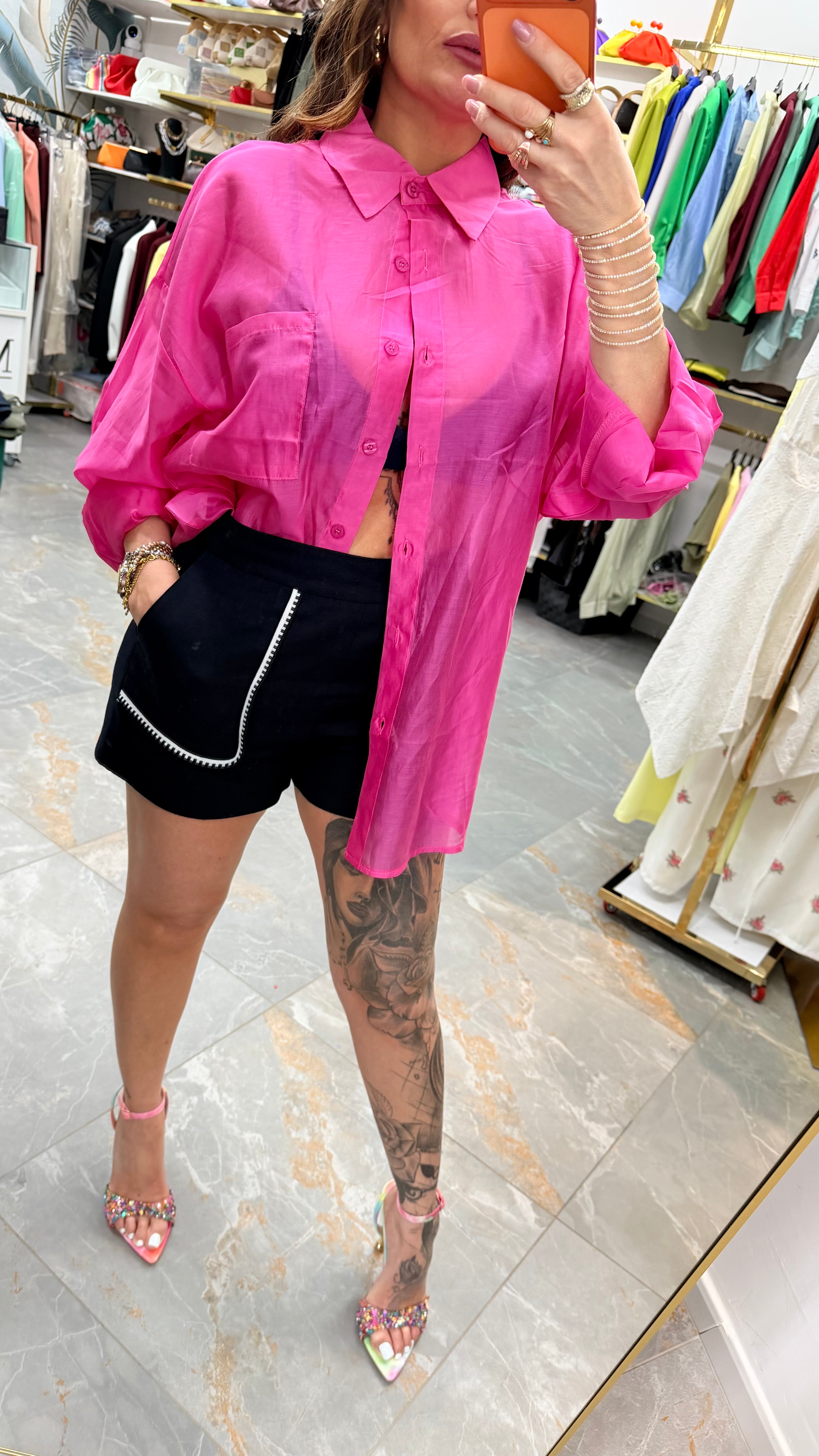 SHORTS NAVY by LUMINA