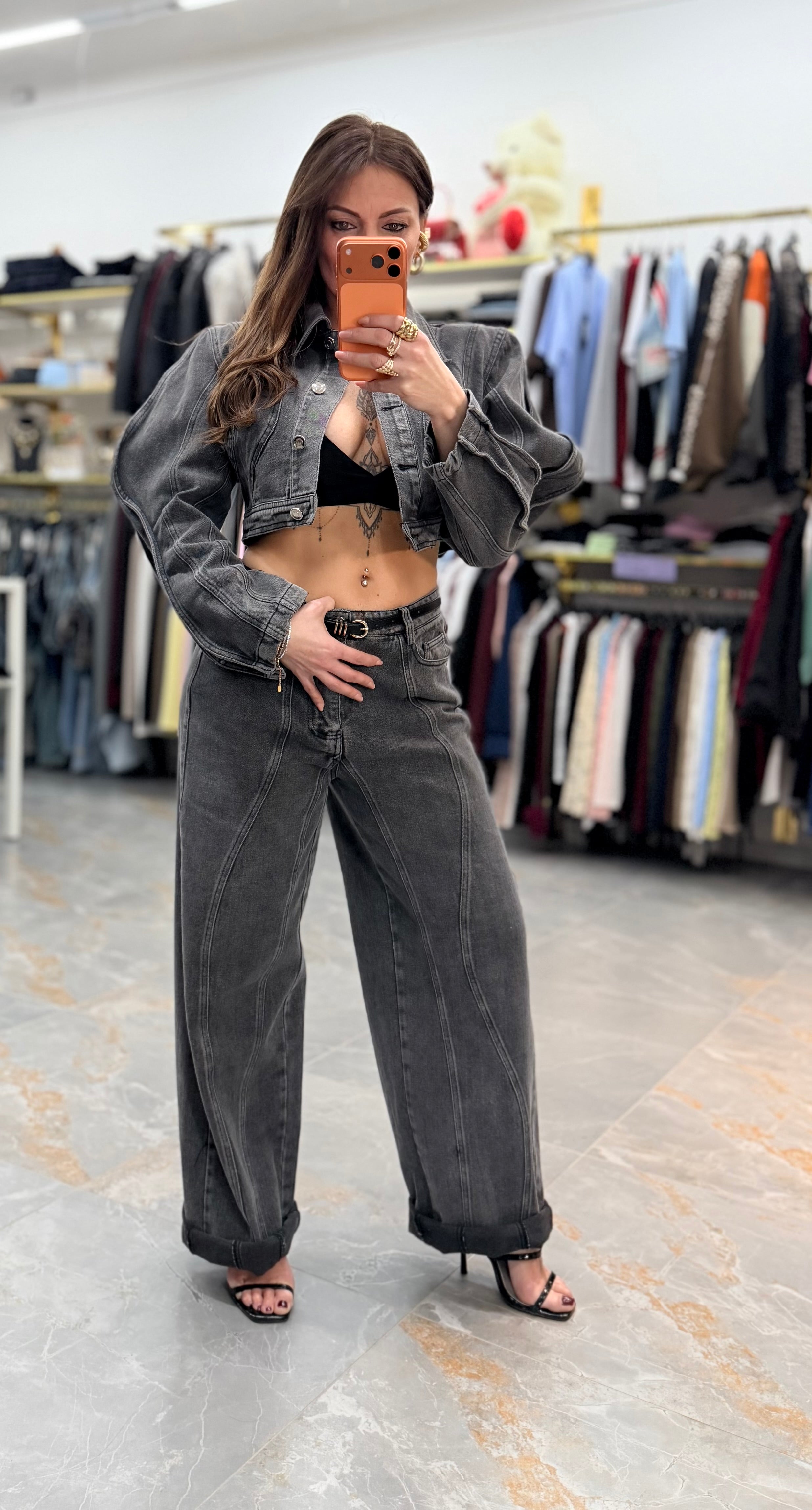 COORDINATO WAVE BLACK