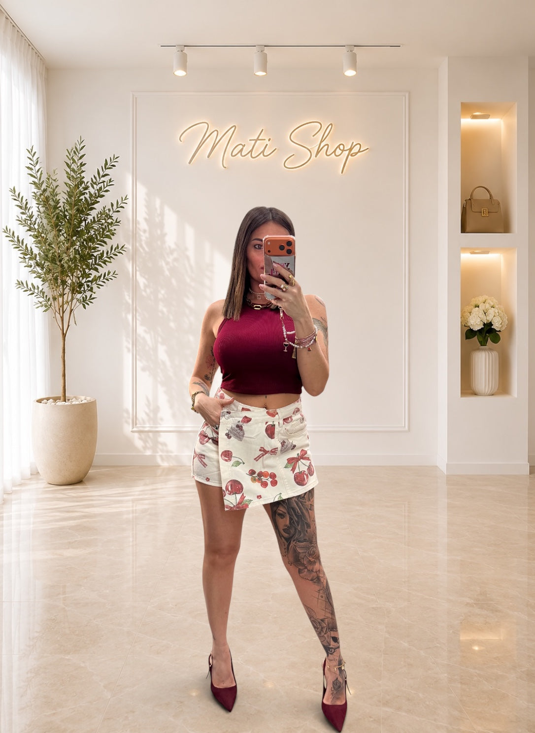 SHORTS CHERRY DOLL