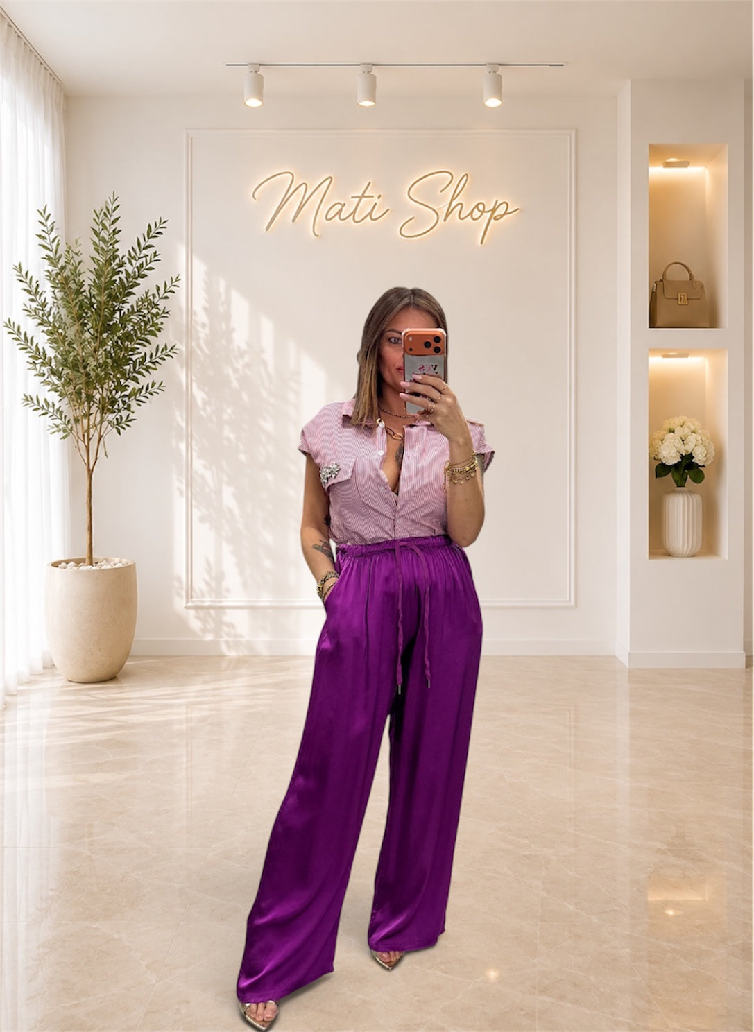 PANTALONE SATIN