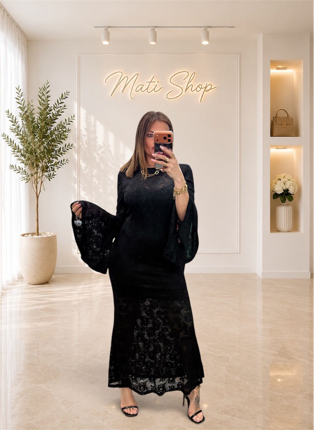 DRESS ARIELLE NERO